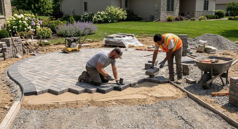 Clay Pavers Installation in Boston, MA