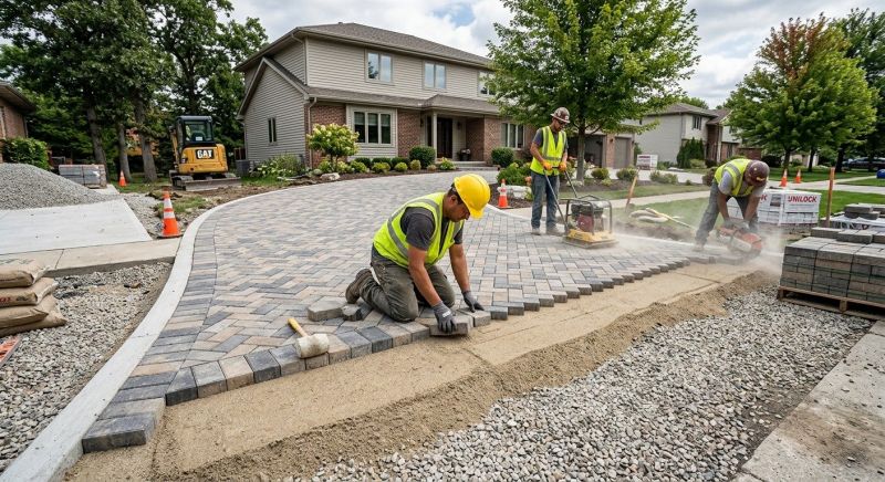 Driveway Pavers Replacement in Denver County, CO