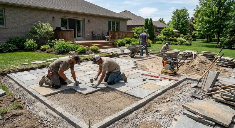 Garden Pavers Installation in Fairfield County, CT